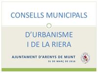 Consell d'Urbanisme i de la Riera