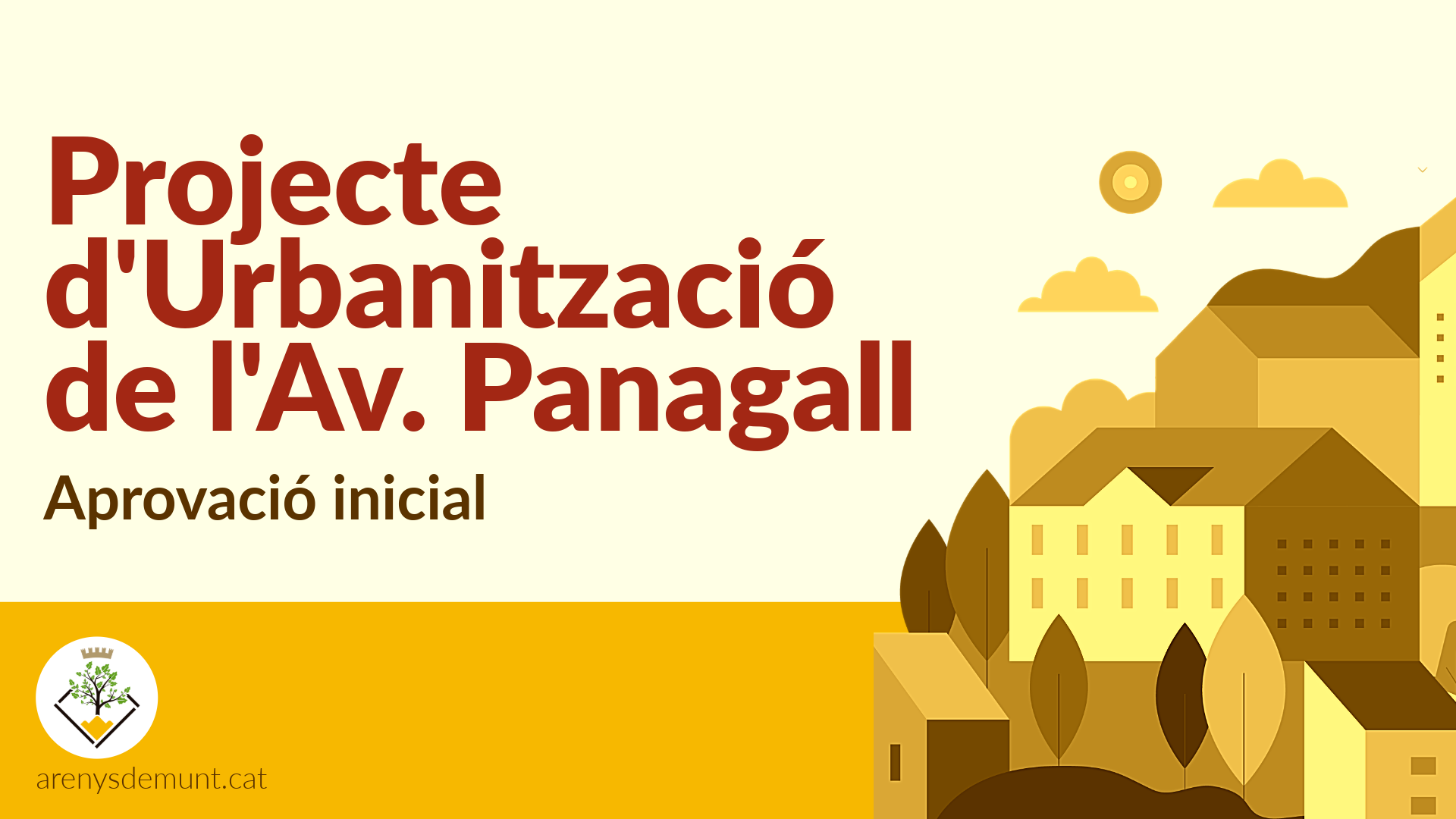 L??Ajuntament exposa el projecte d??urbanització de l??Avinguda Panagall, obert a consultes fins al 7 d??agost de 2025