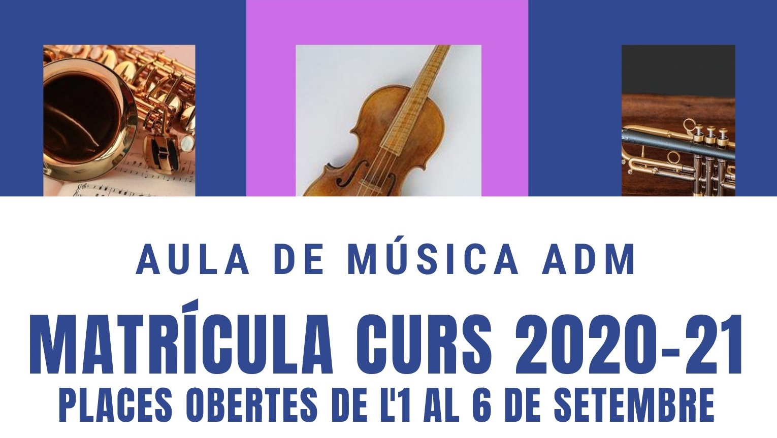 Matriculació a l'Aula de Música