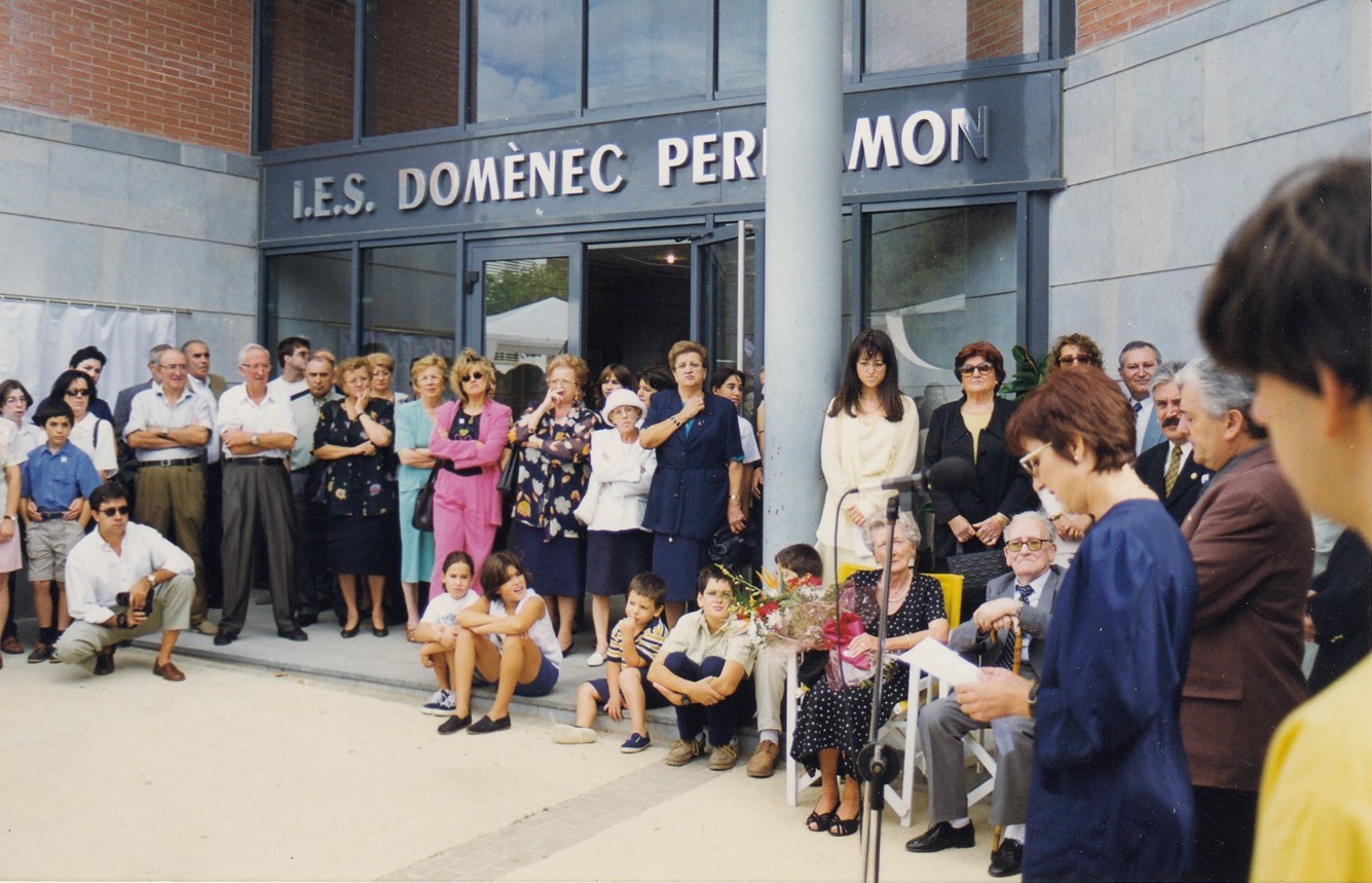 Acte d'inauguració del nom de l'Institut