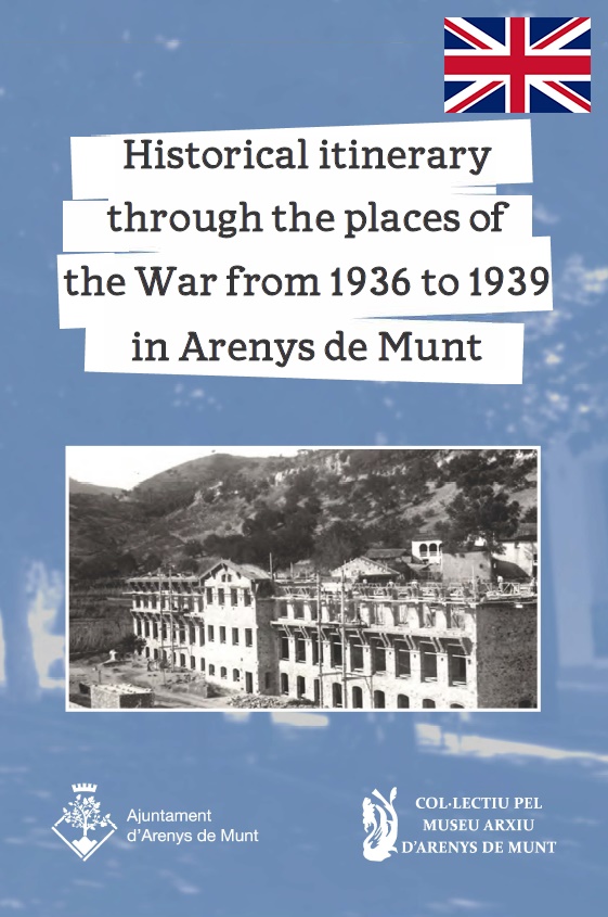 Tríptic Itinerari de la Guerra de 1936 a 1939 - Anglès