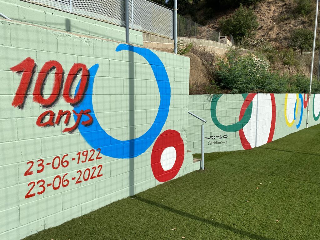 Millores de pintura en el camp de futbol