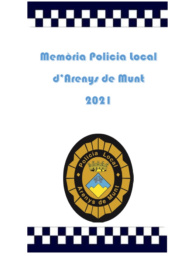Memòria de la Policia Local 2021