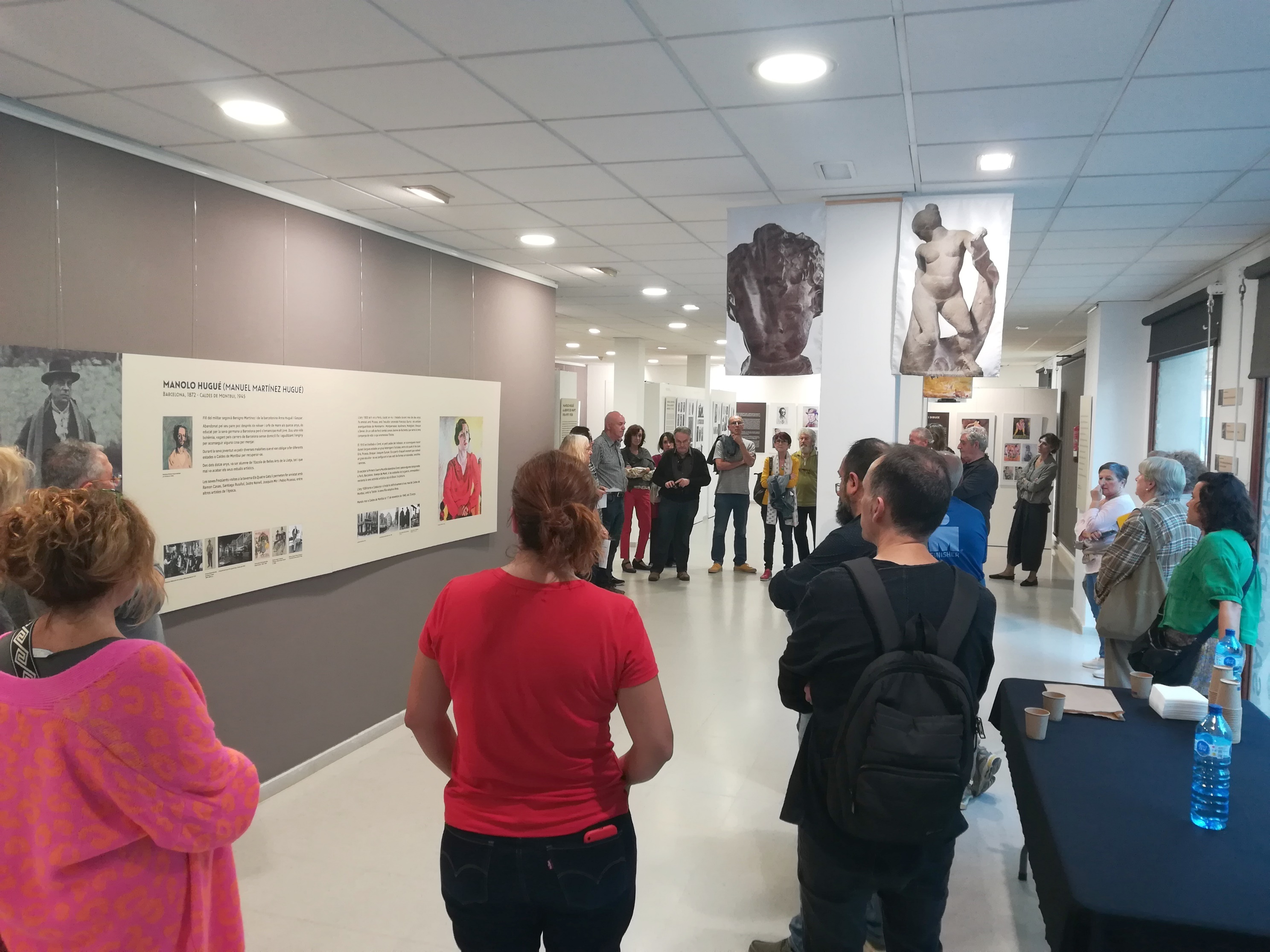 Inauguració de l'exposició sobre Manolo Hugué