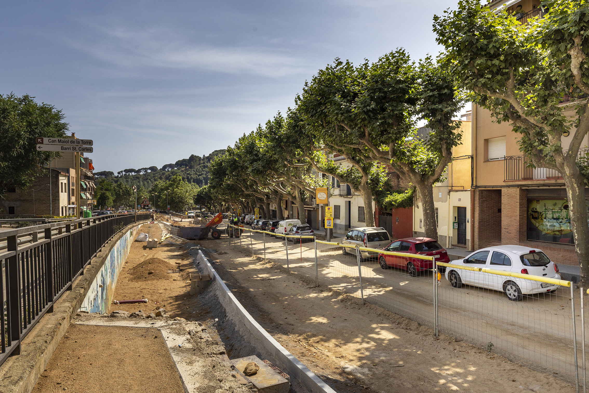 Properes afectacions de trànsit per les obres de Riera i Penya i la rotonda de la C-61
