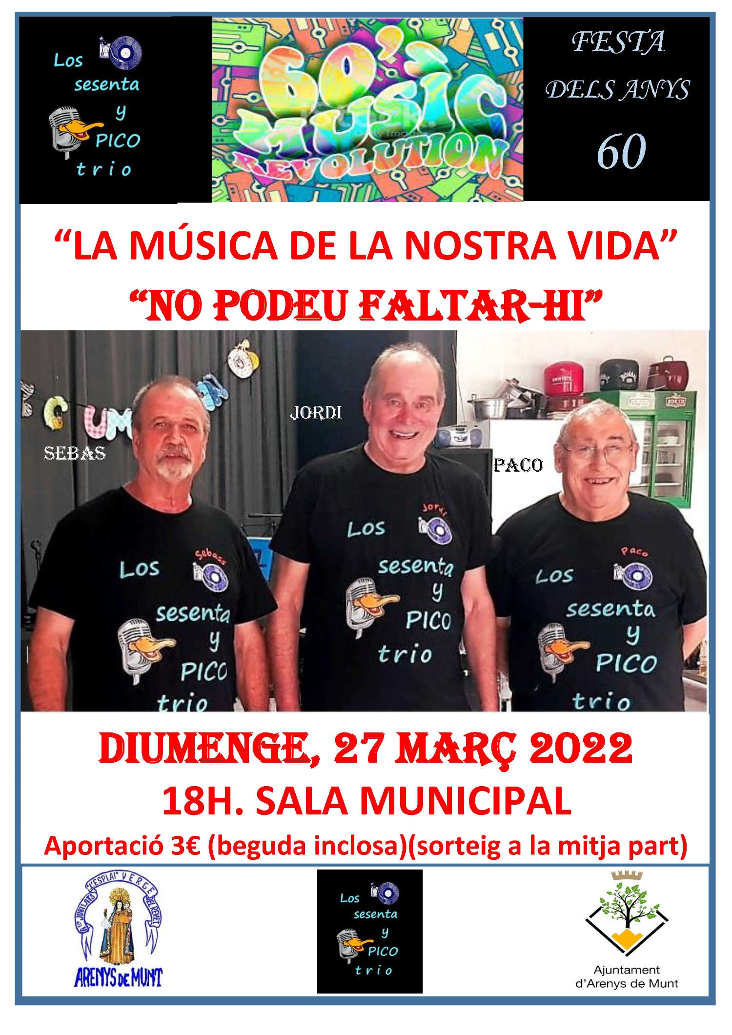 Cartell Esplai 'La música de la nostra vida' 27-3-22