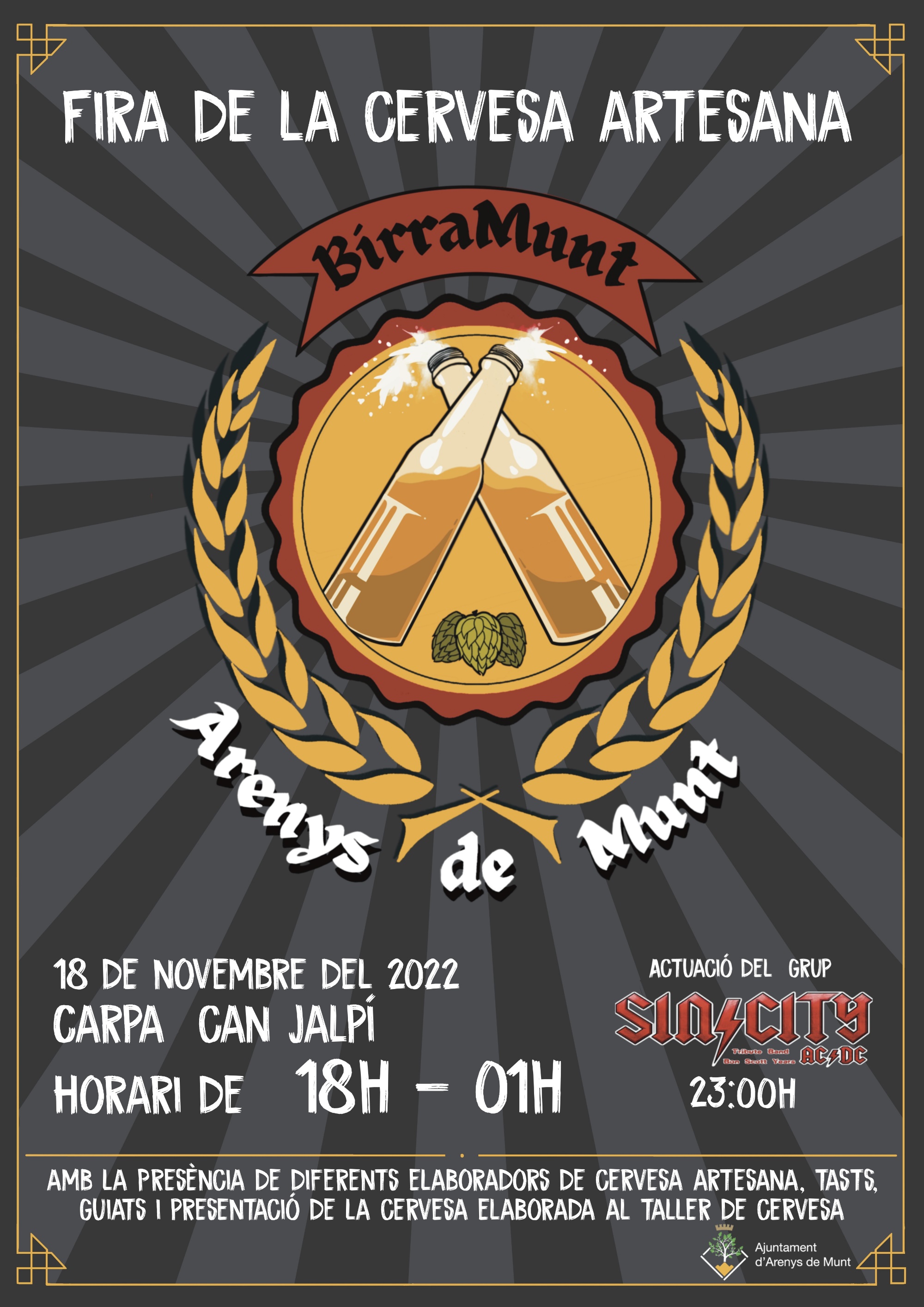 Cartell Fira de la Cervesa Artesana 18-11-22