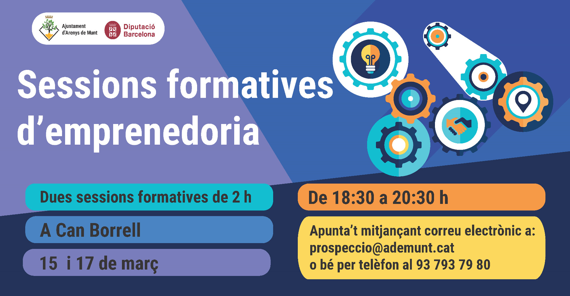 Caràtula Sessions formatives d'emprenedoria març 2022