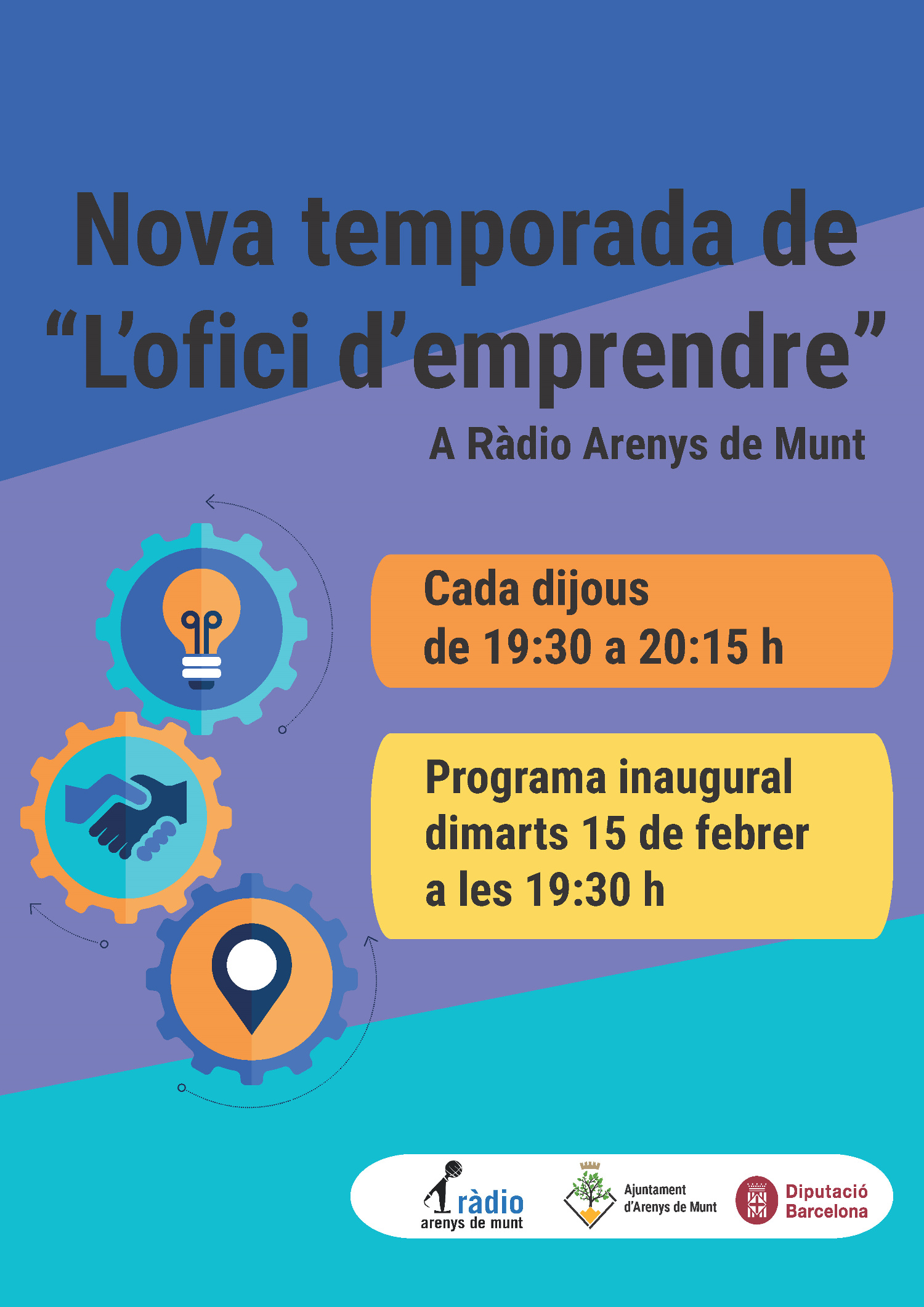 Cartell Nova temporada 'L'ofici d'emprendre' 2022