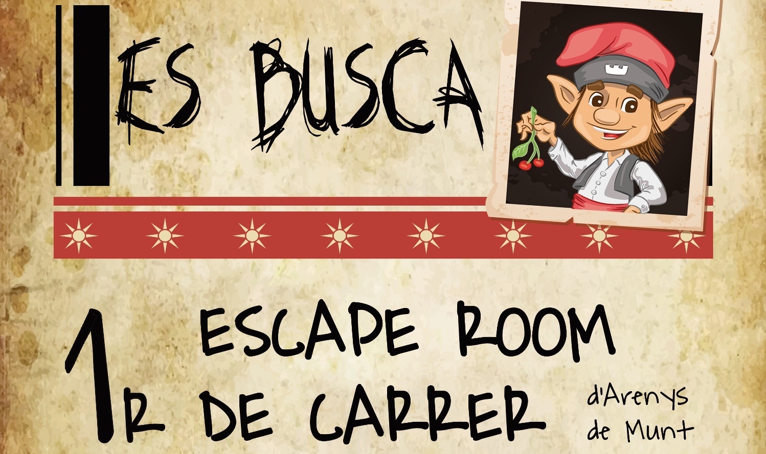 'Es busca', 1r escape room de carrer 16-7-22