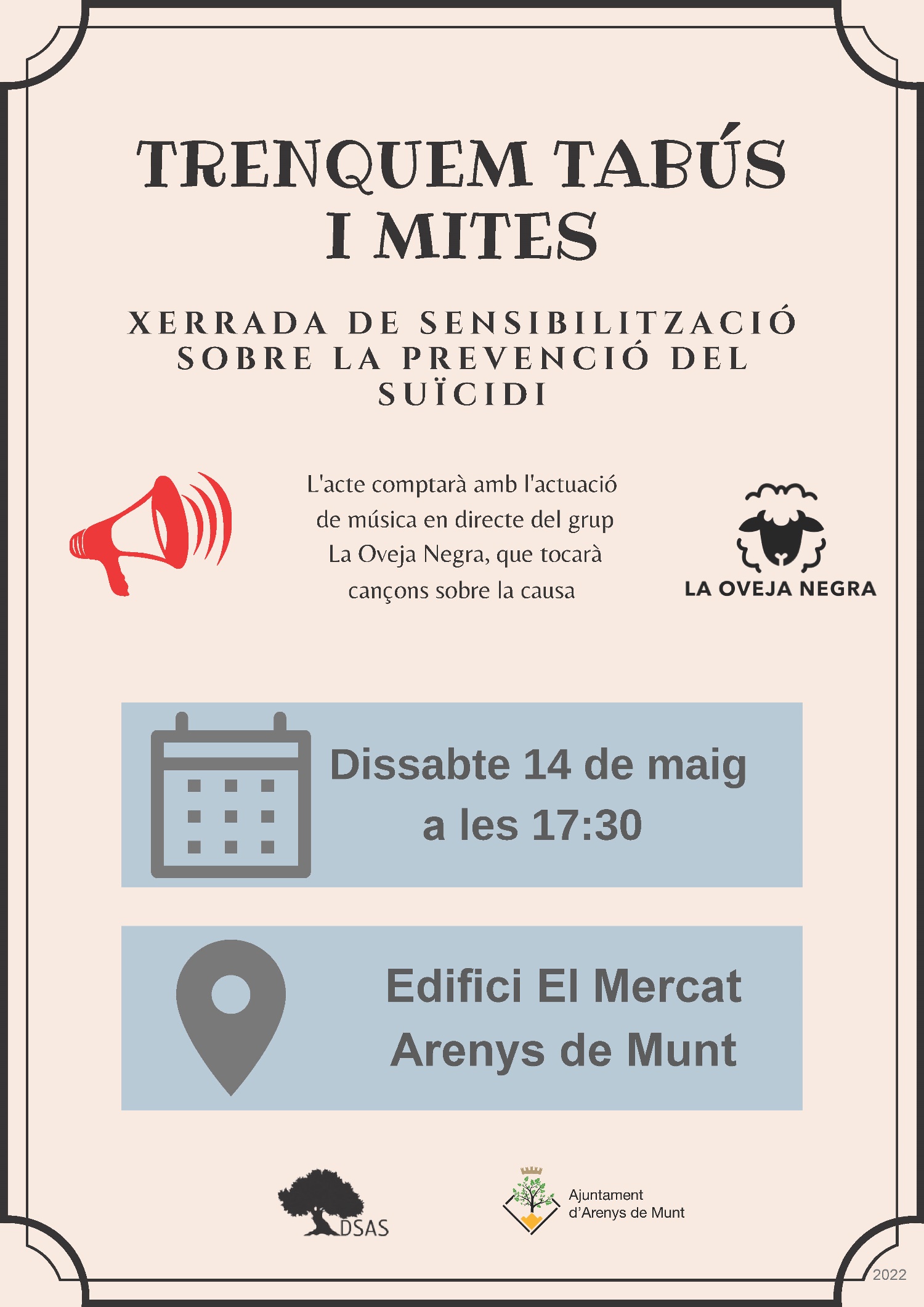 Xerrada de sensibilització sobre la prevenció del suïcidi 14-5-22