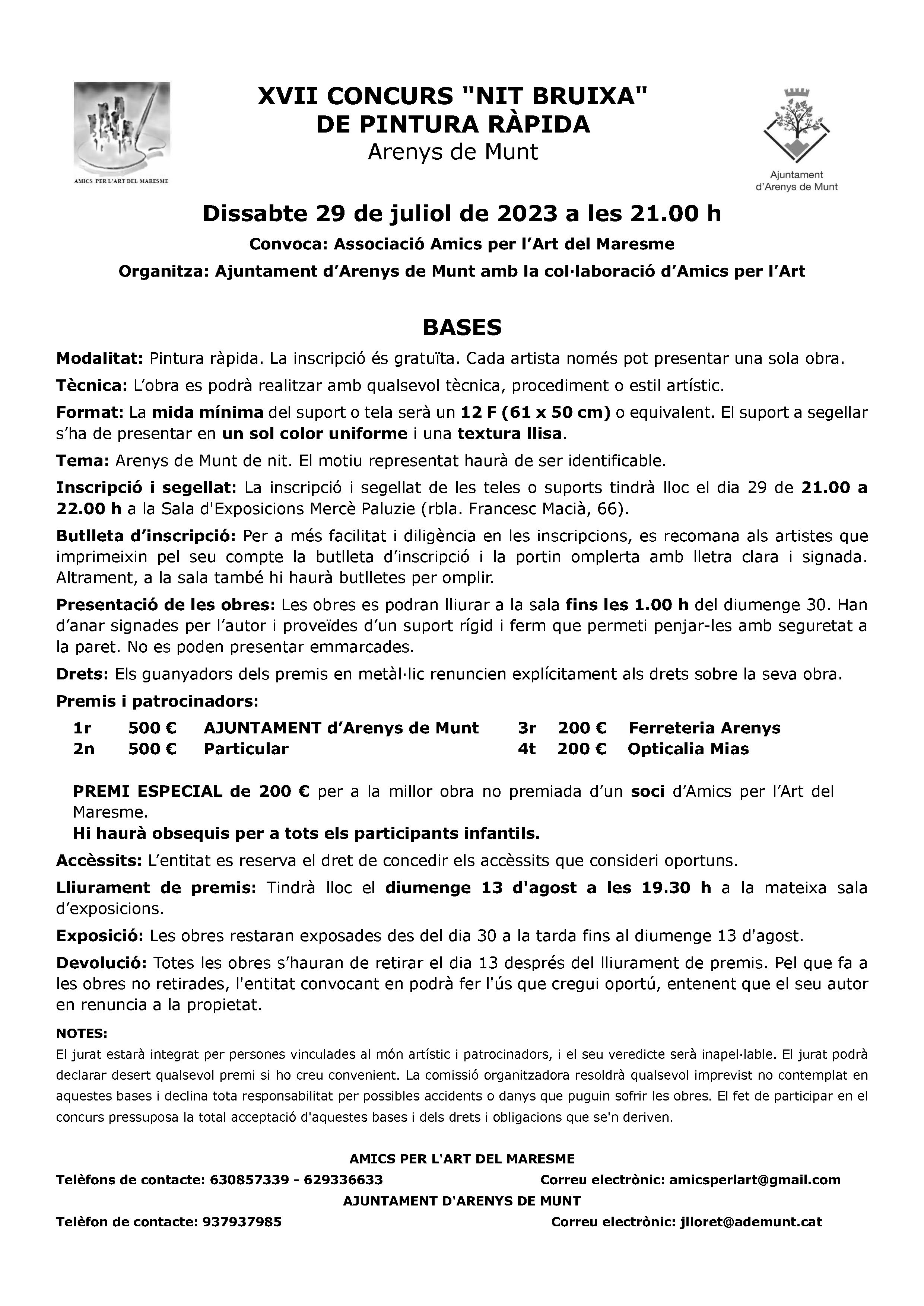 Bases Nit Bruixa 2023