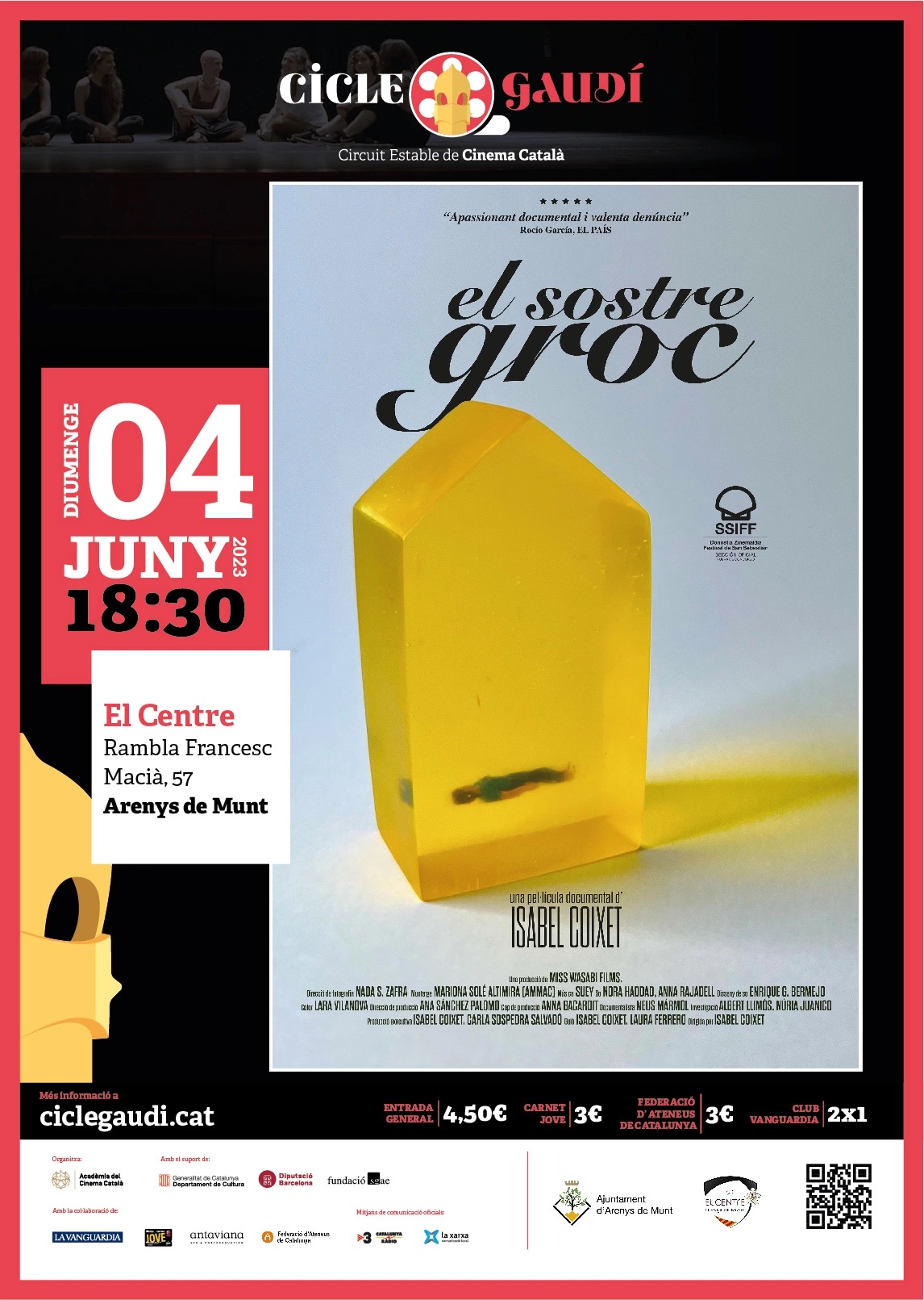 Cinema Cicle Gaudí: El sostre groc