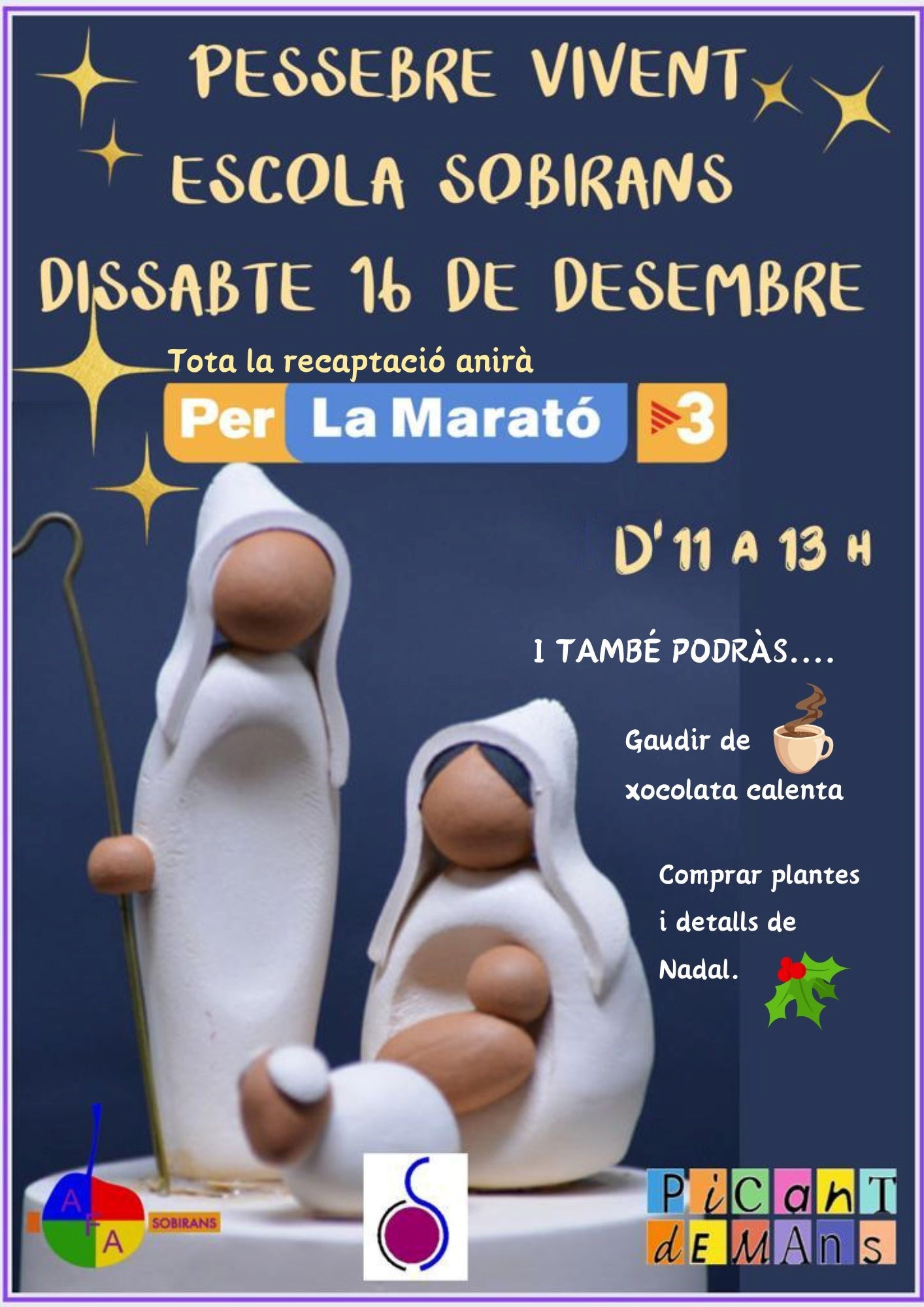 Pessebre vivent Escola Sobirans