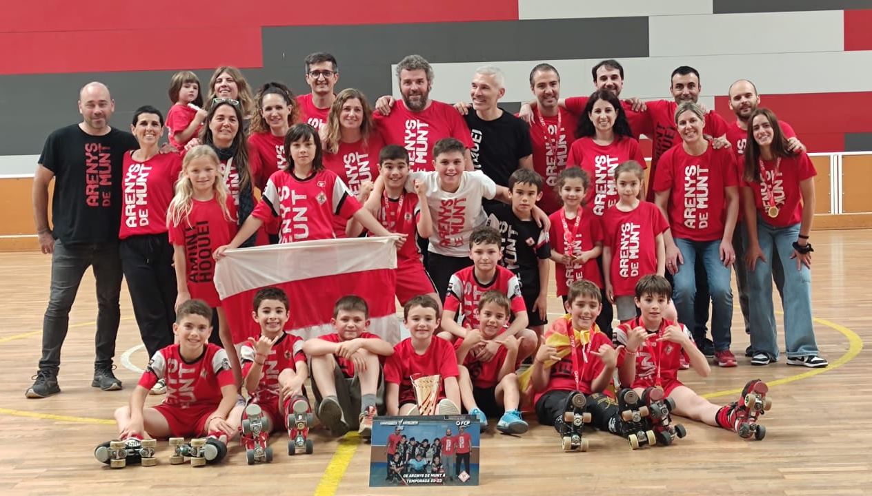 El benjamí A del C.E. Arenys de Munt, campió de Catalunya