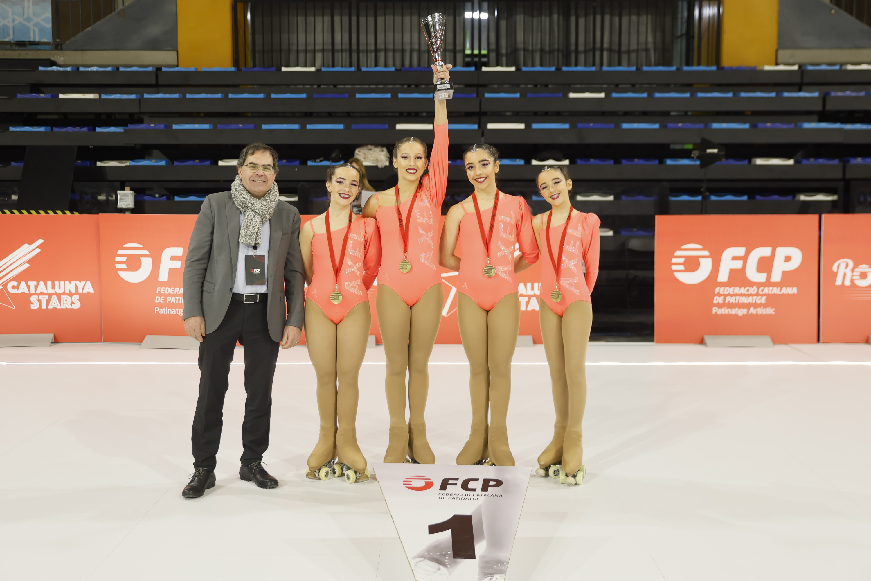 Laia Molons, campiona de Catalunya de patinatge artístic