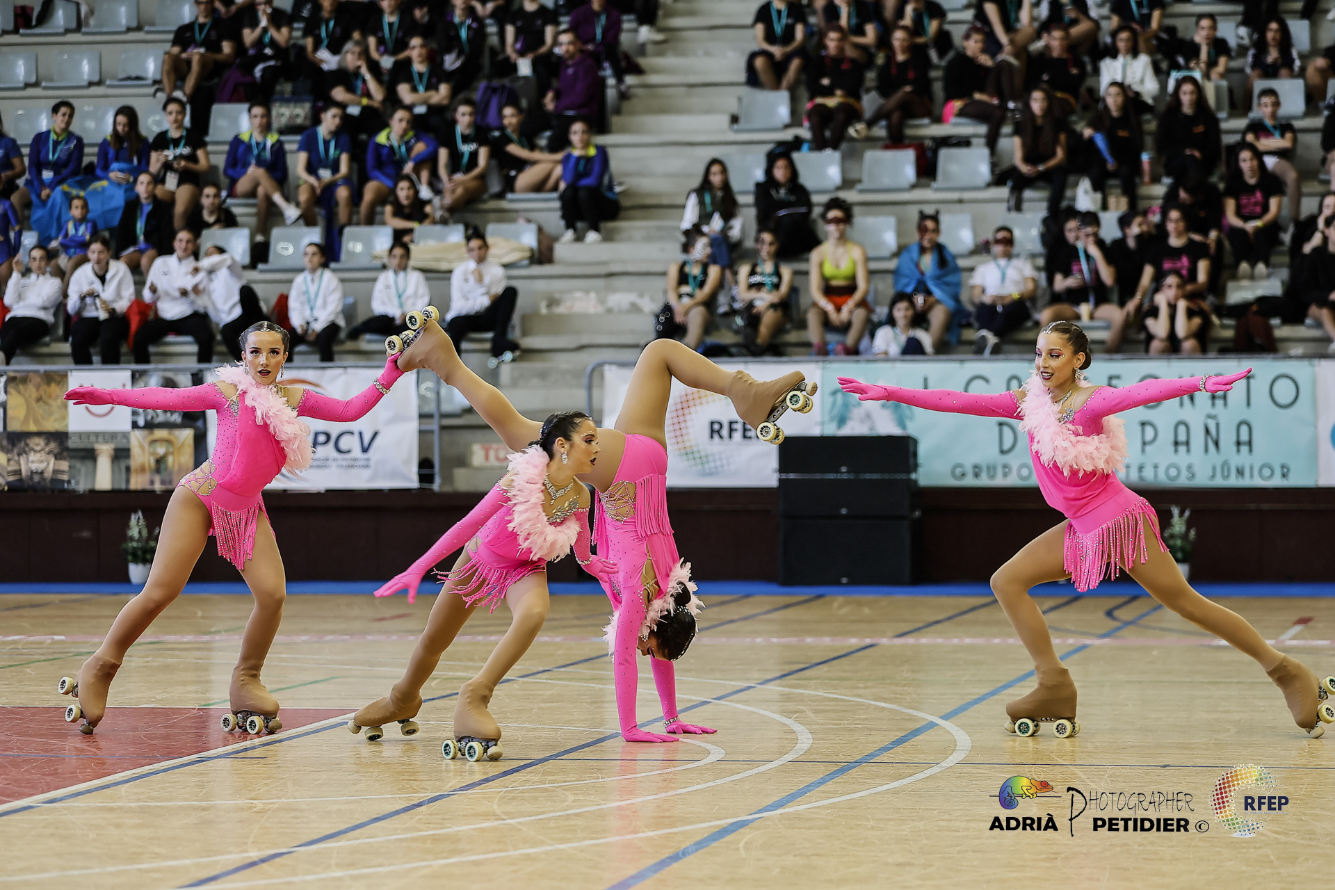 Laia Molons, tercera d'Espanya de quartet júnior de patinatge artístic