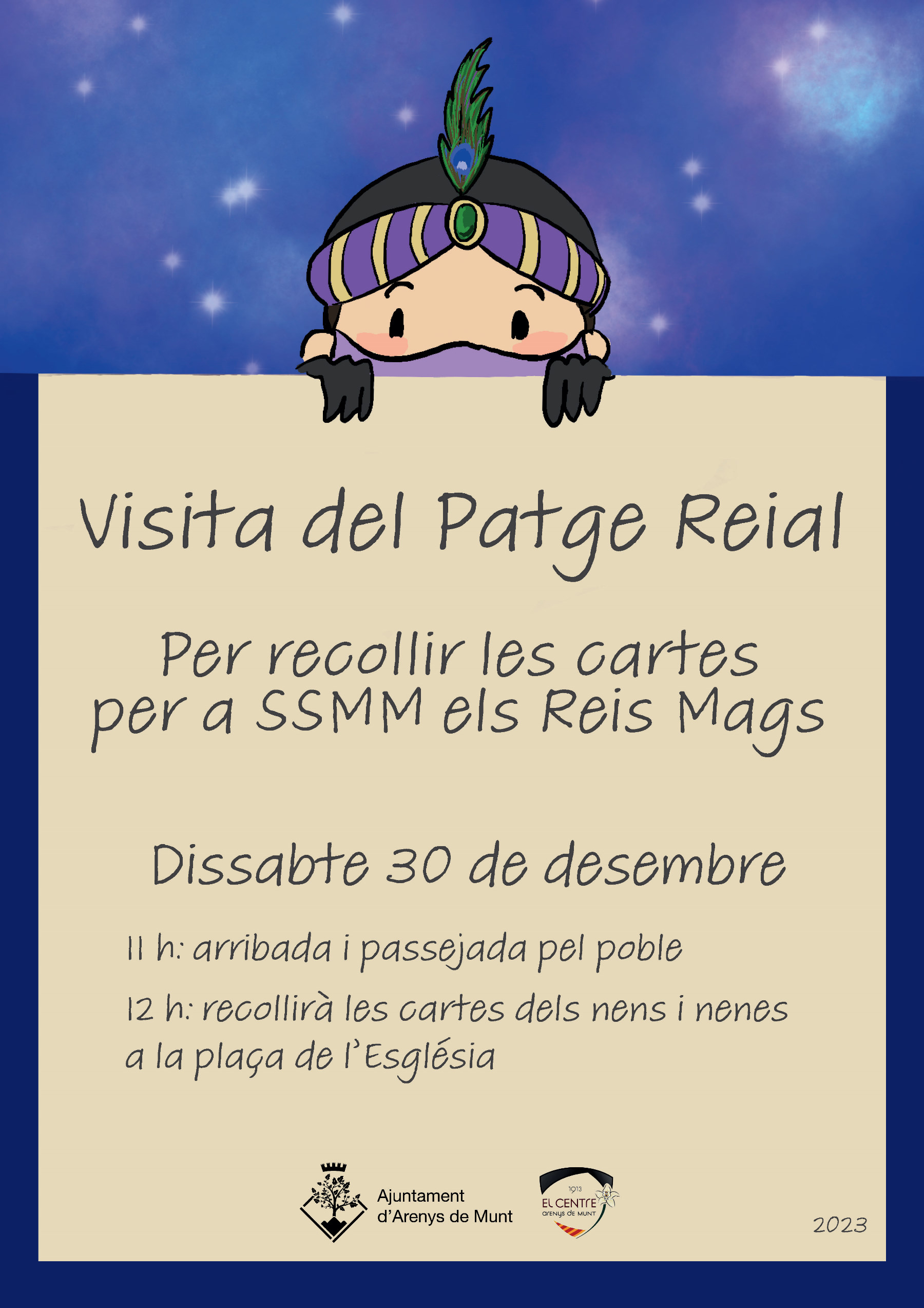 Cartell Patge Reial 2023