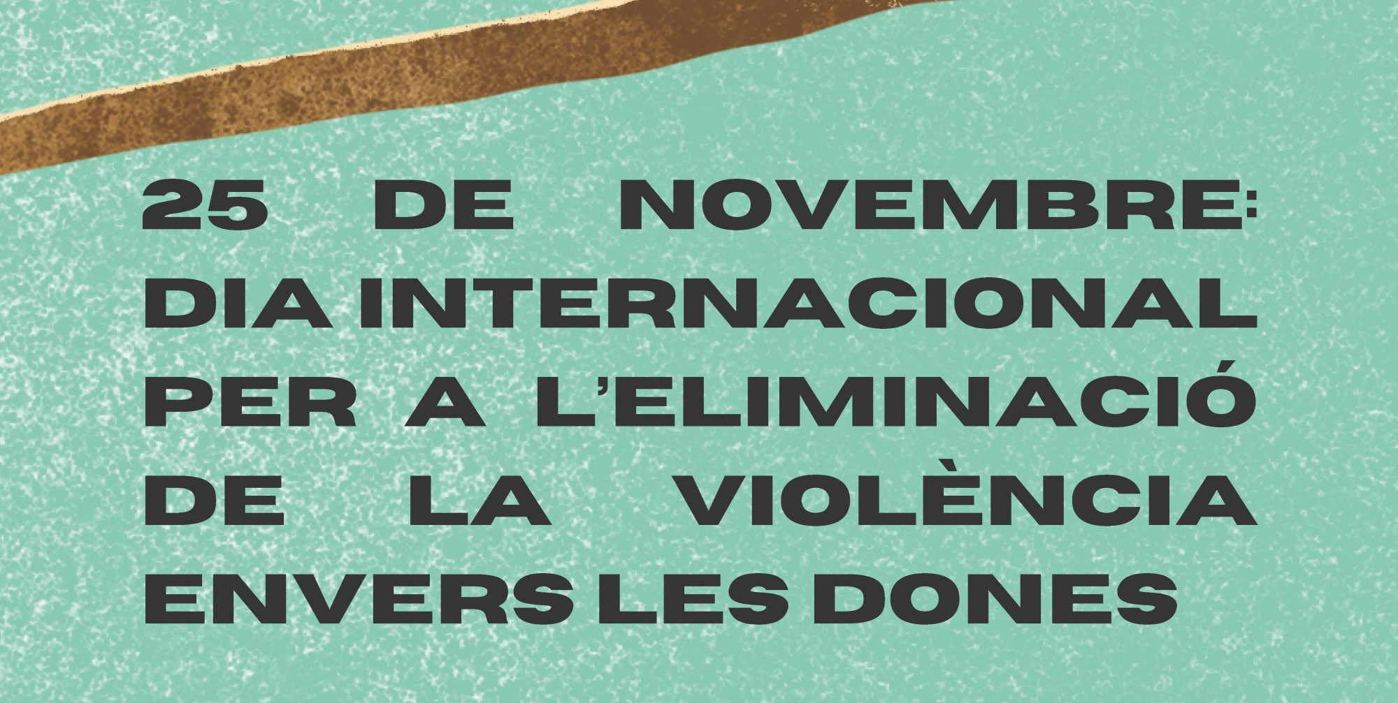 25 de novembre, Dia Internacional per a l'Eliminació de la Violència envers les Dones