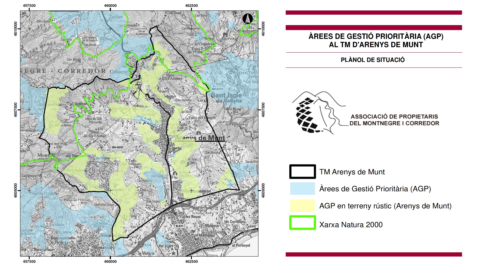 Conveni amb l'Associació de Propietaris Forestals del Montnegre i el Corredor per fer actuacions per a la prevenció de grans incendis forestals en àrees estratègiques