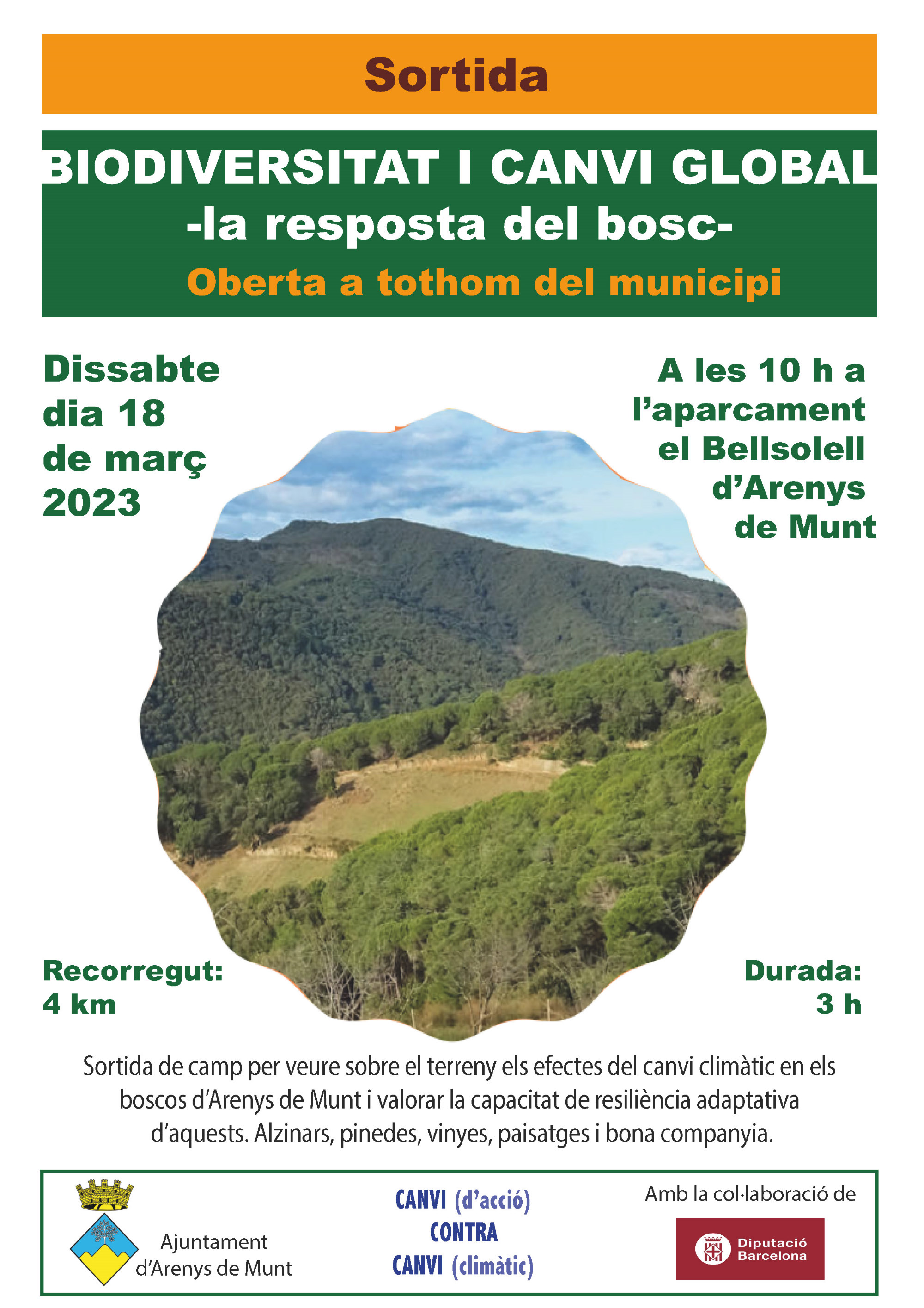 Cartell Xerrada 'Biodiversitat i canvi global' 18-3-23