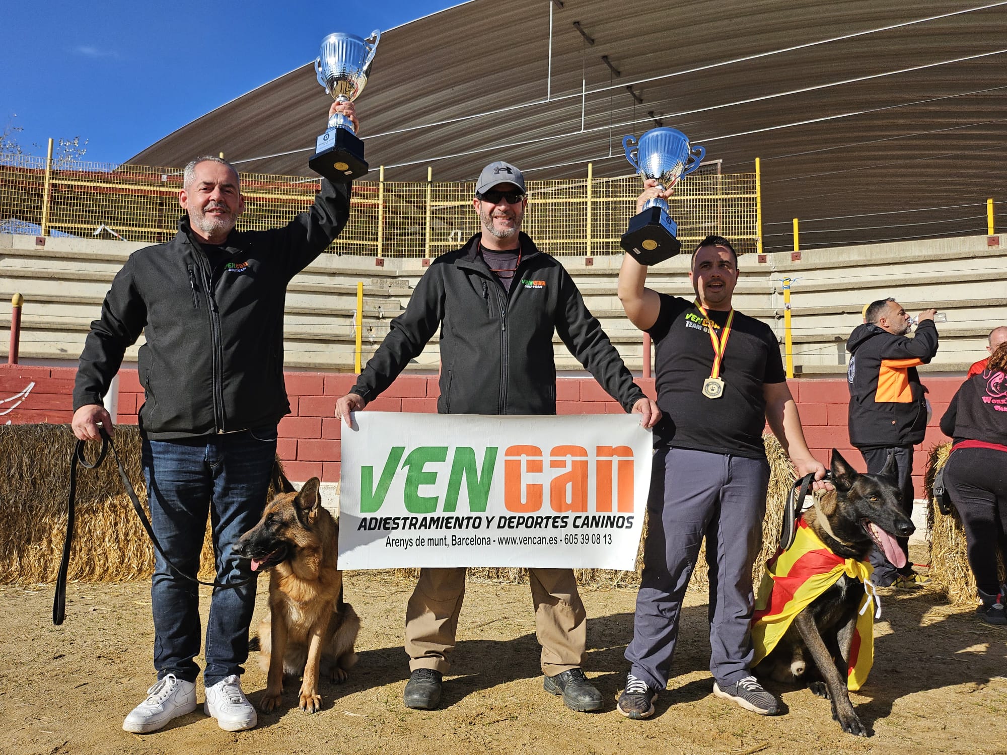 Resultats dels competidors de Vencan a la Copa d'Espanya d'ODU (Obediència Esportiva d'Utilitat) i a la final del Campionat d'Espanya