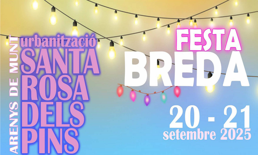 Breda de la urbanització Santa Rosa del Pins amb activitats per a totes les edats.