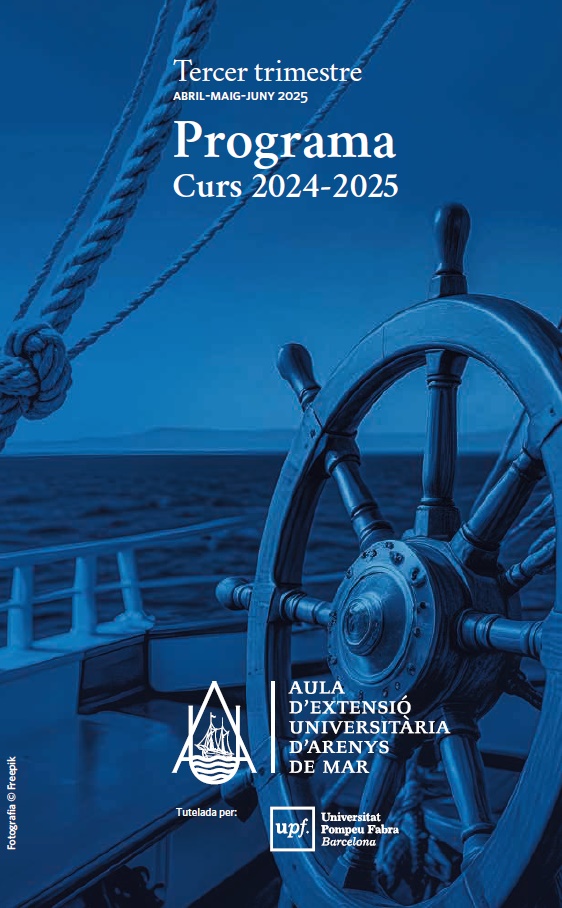 Tríptic Aula d'extensió universitària d'Arenys de Mar 2024-25
