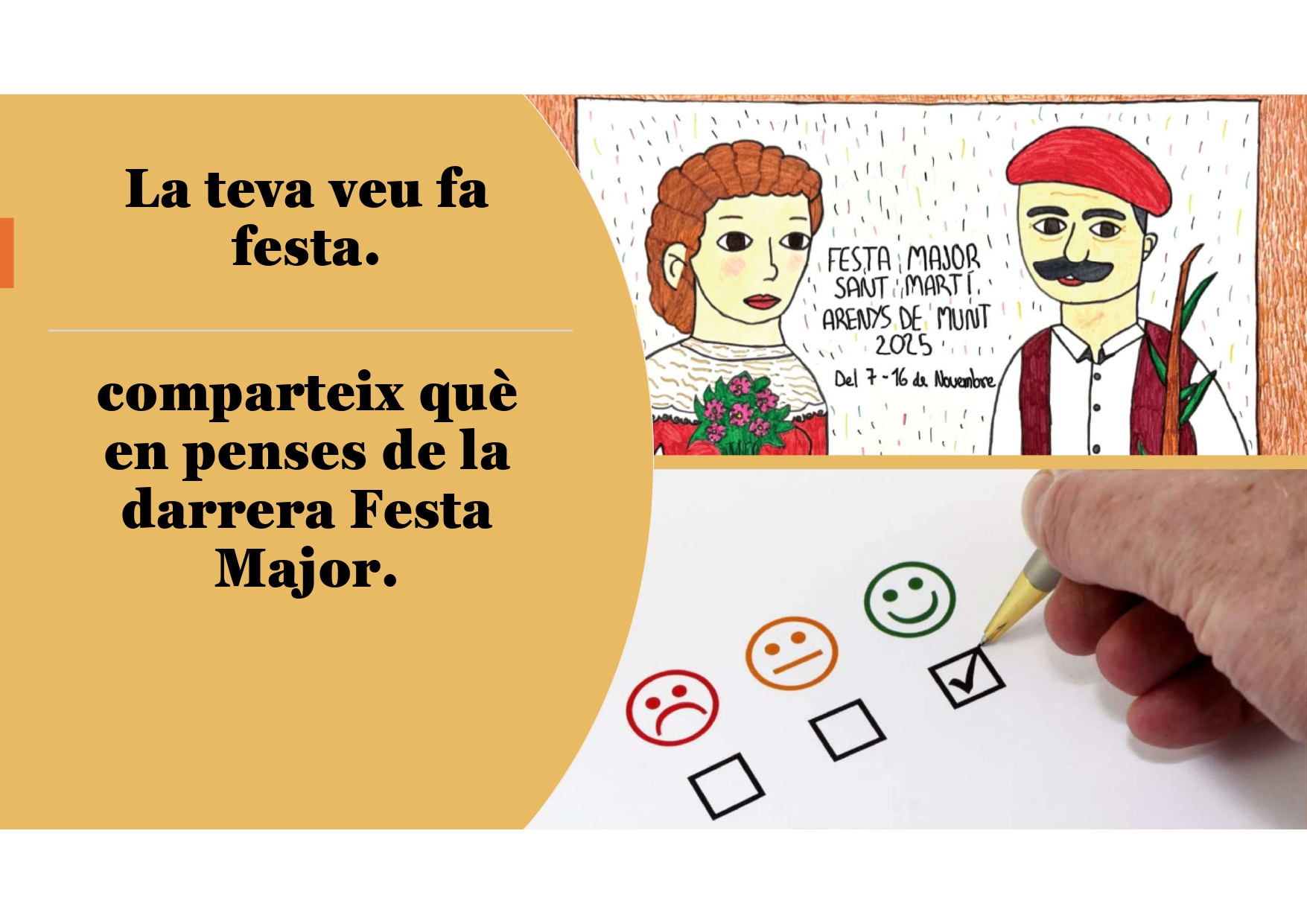 La Regidoria de Joventut, Festes i Tradicions i Cultura d'Arrel impulsa una enquesta per valorar la Festa Major