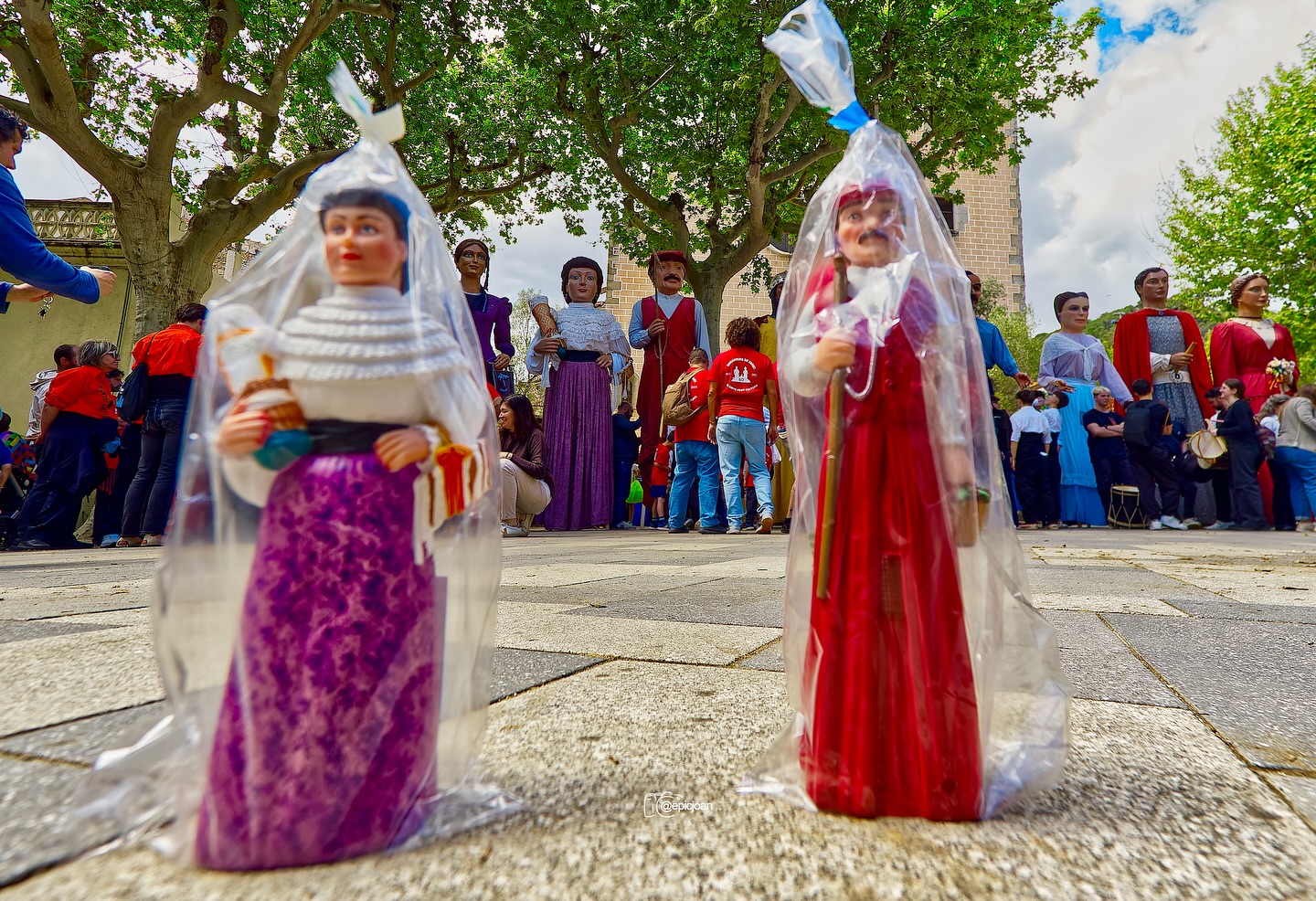 Gegants Martí i Remei de goma