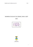 Memòria Igualtat de Gènere 2024