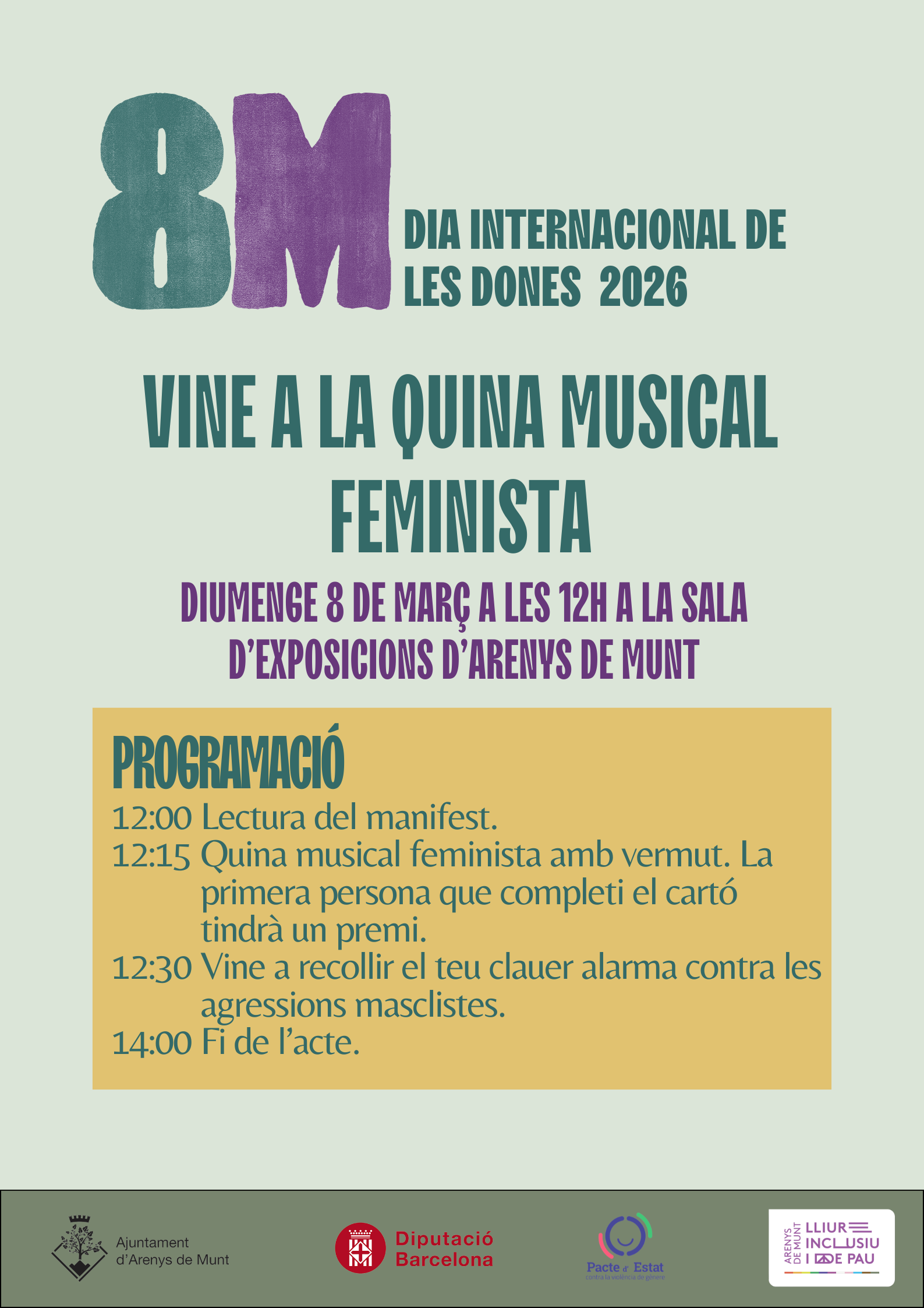Quina musical feminista - 8M Dia Internacional de les Dones