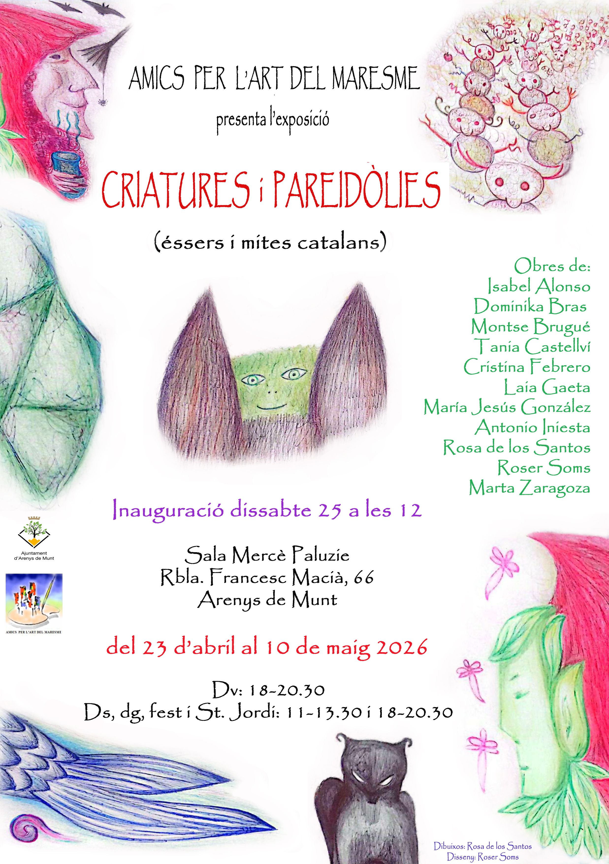 Exposici&oacute; de Primavera d'Amics per l'Art  - Criatures i Pareid&ograve;lies