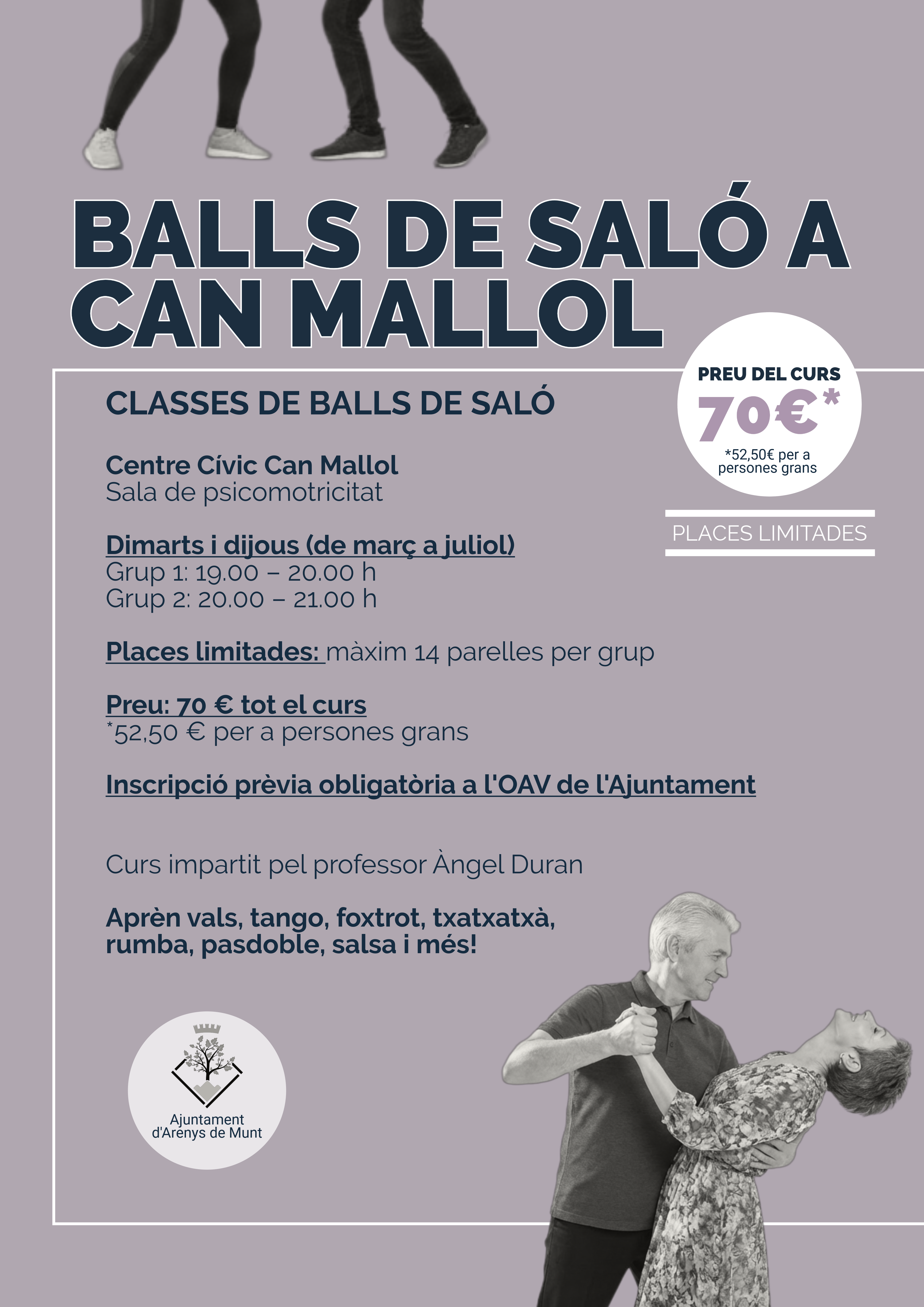 Classes Balls de Sal&oacute; a Can Mallol