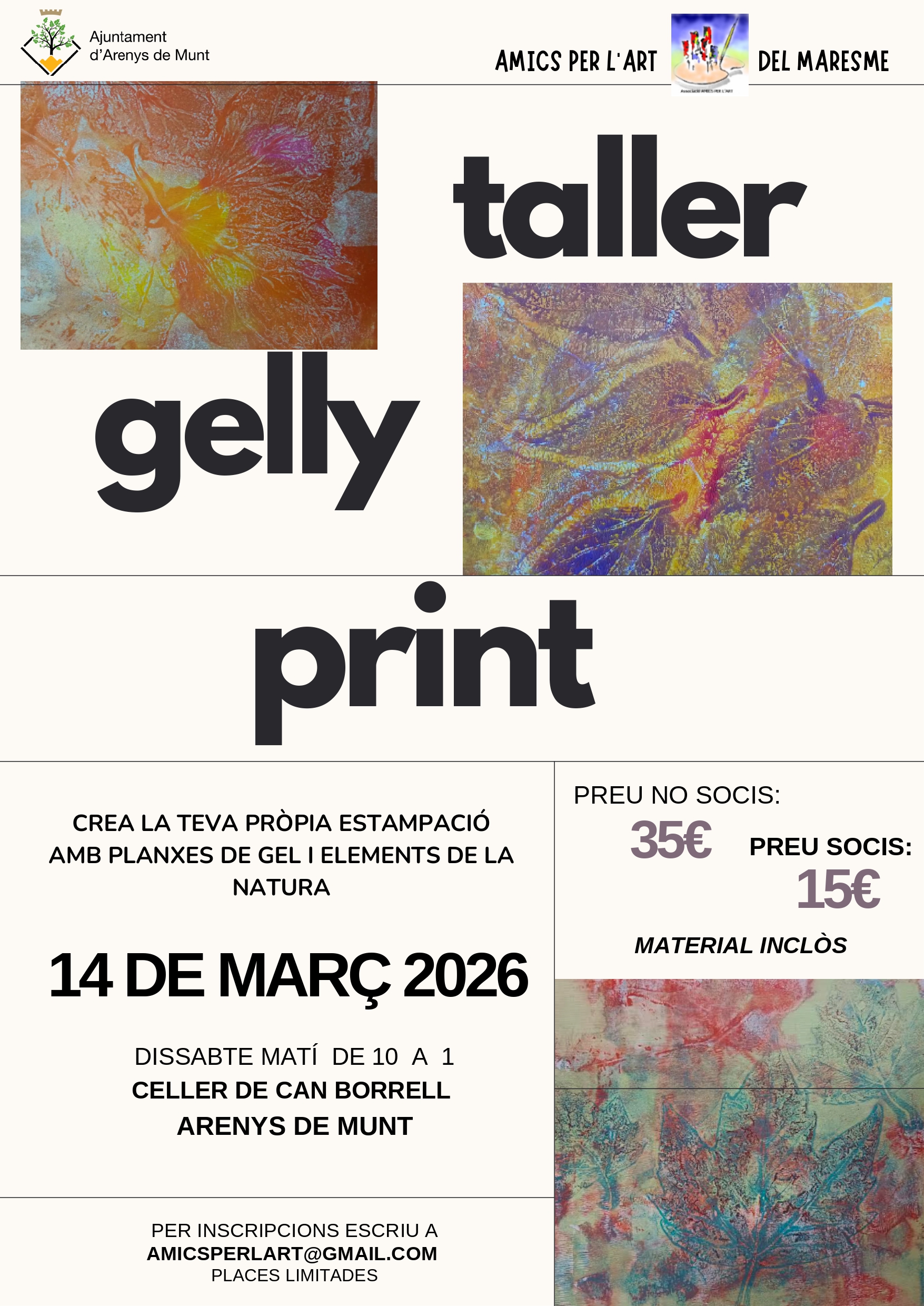 Taller Gelly Print