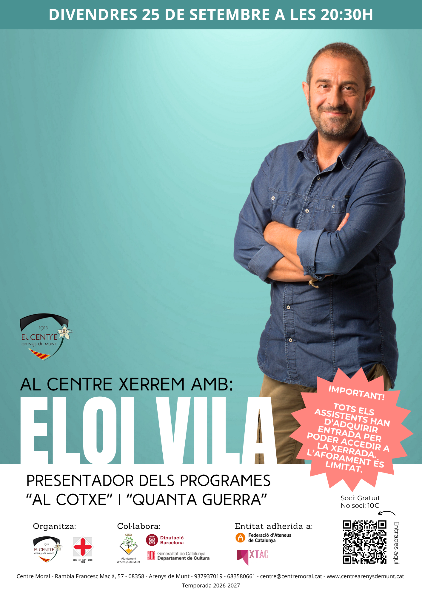 Xerrem amb Eloi Vila