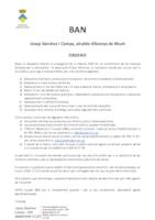 L'Ajuntament d'Arenys de Munt emet un ban municipal d'alcaldia amb noves mesures contra la propagació de la infecció COVID-19