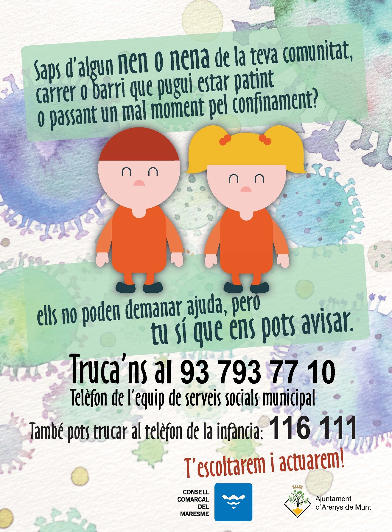 Campanya informativa per vetllar pel benestar dels infants i adolescents