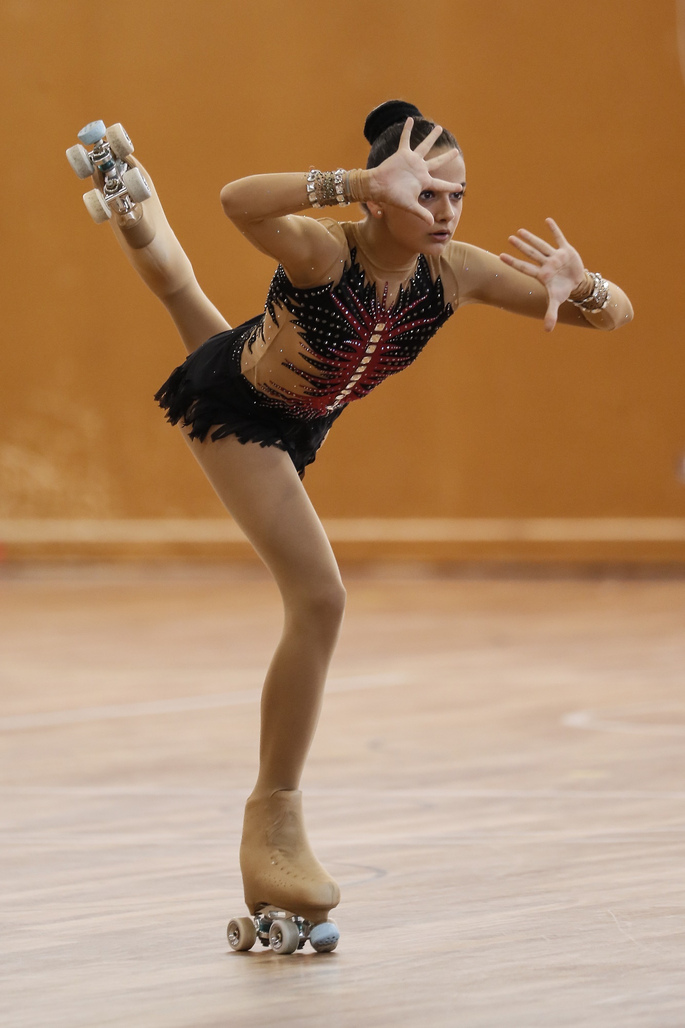 La patinadora Iria Martínez guanya la plaça de categoria nacional de patinatge en el seu primer any a la categoria júnior