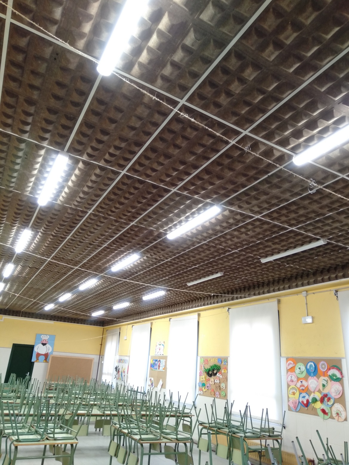 Finalitzen les obres de millora de la instal·lació elèctrica de l'Escola Sant Martí