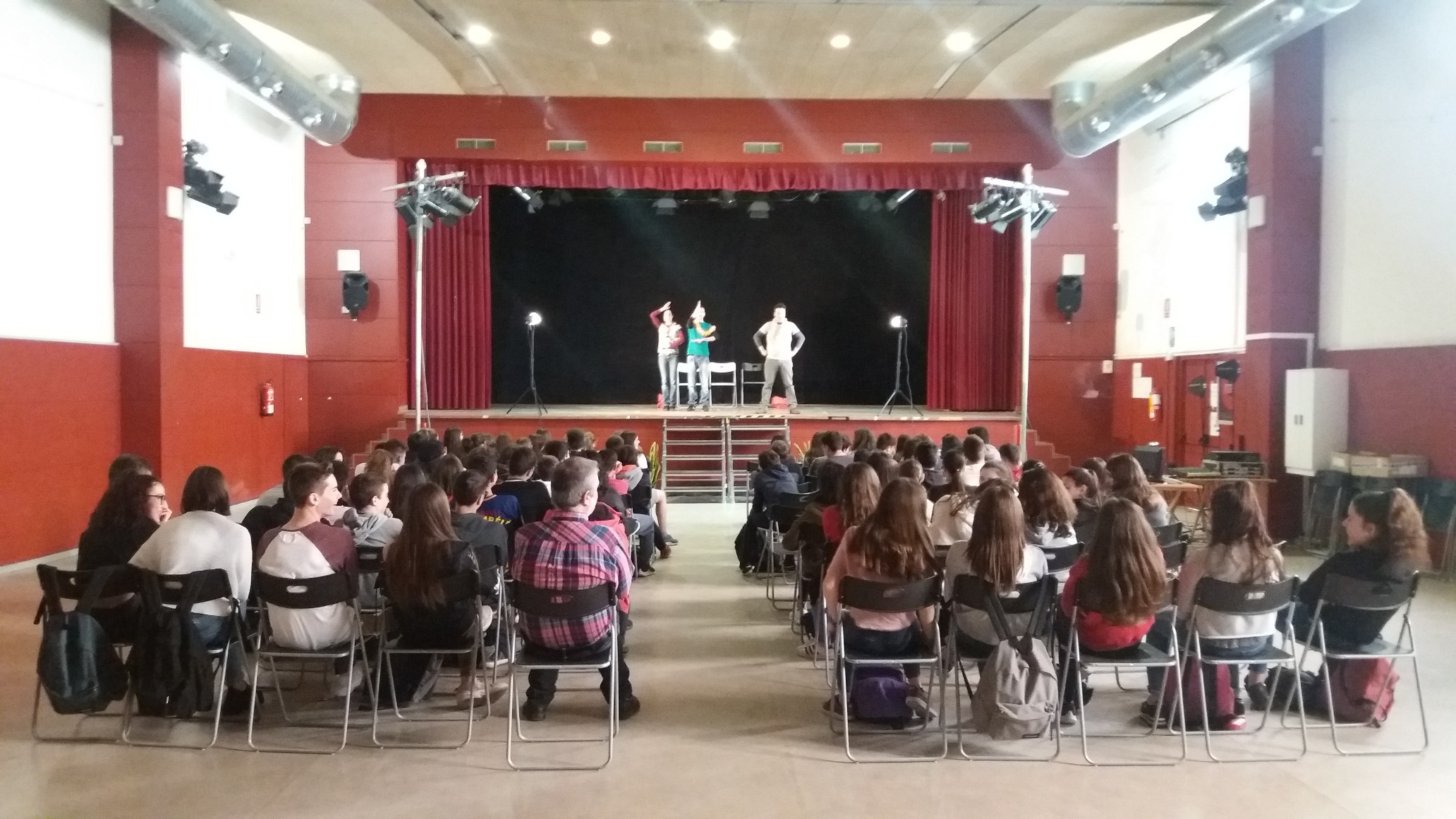 Finalitza el projecte de prevenció de riscos a l'adolescència per al curs 2018-19 a l'Institut Domènec Perramon