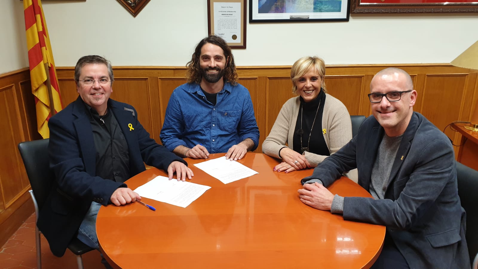 El govern municipal d'Arenys de Munt es reforça amb l'entrada del regidor Abel Coll i la signatura d'un acord programàtic amb la CUP d'Arenys de Munt