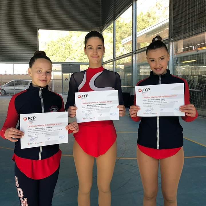 El Club Patinatge Arenys de Munt fa triplet