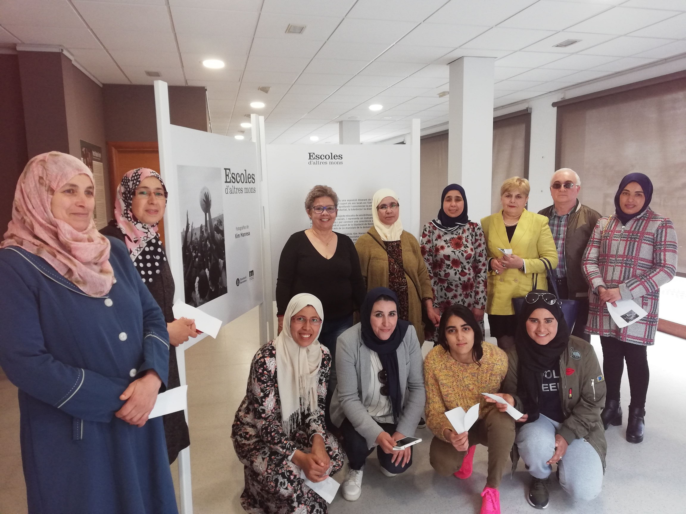 Els alumnes del CFA Enric Camón visiten l'exposició 