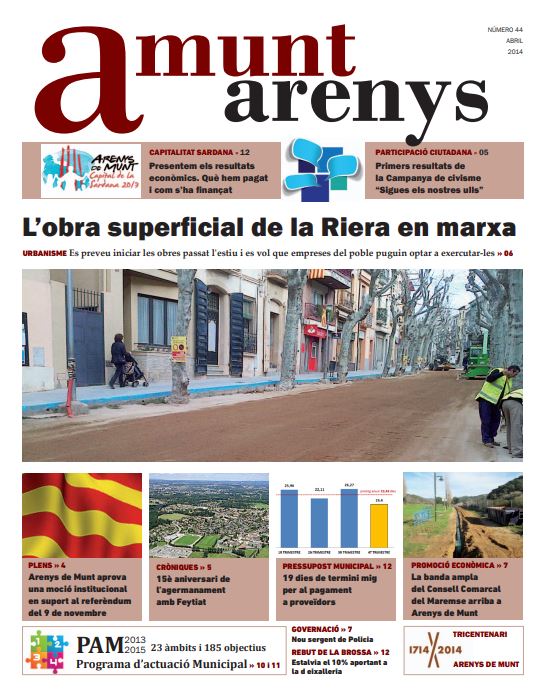 Amunt Arenys 44 - Abril 2014