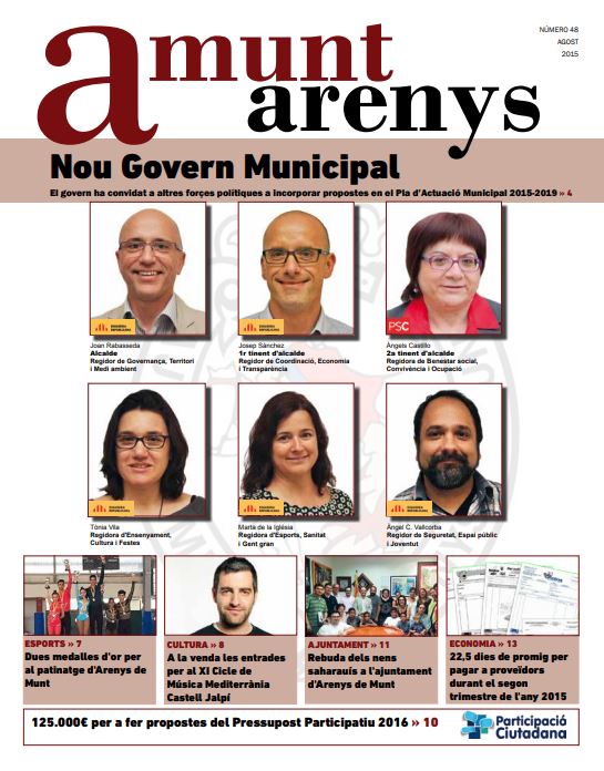 Amunt Arenys 48 - Agost 2015