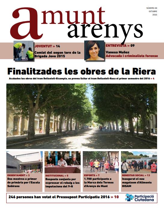 Amunt Arenys 49 - Octubre 2015