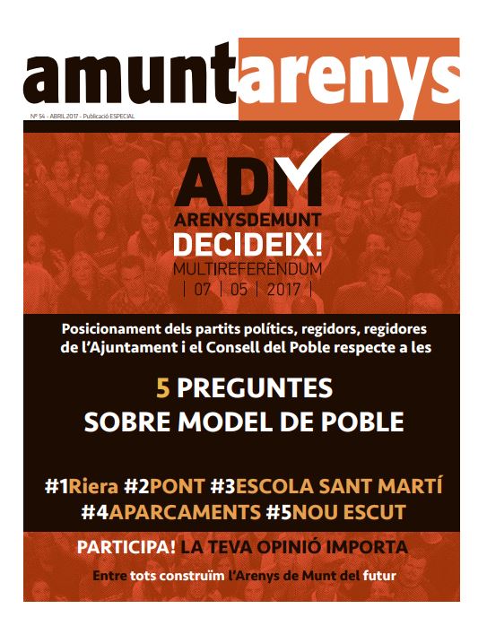 Amunt Arenys 54 - Abril 2017