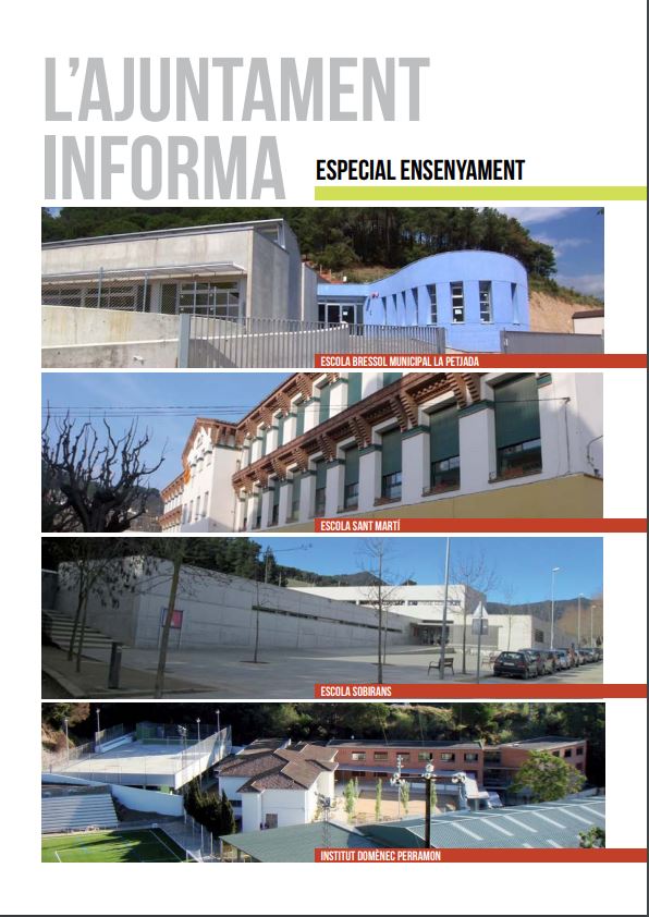 L'Ajuntament Informa núm. 9 - Especial centres d'ensenyament